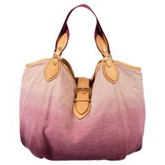 LOUIS VUITTON Rouge Fauvist pink Monogram Denim SUNBEAM Bag Limited Edition