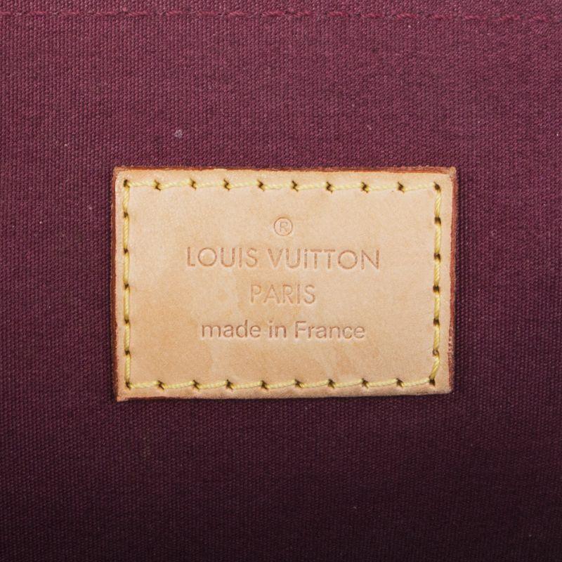 LOUIS VUITTON Rouge Fauvist red Monogram Vernis ALMA PM Bag 3