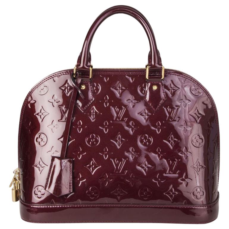 Louis-Vuitton-Monogram-Vernis-Alma-PM-Bag-Rouge-Fauviste-M91691 –  dct-ep_vintage luxury Store