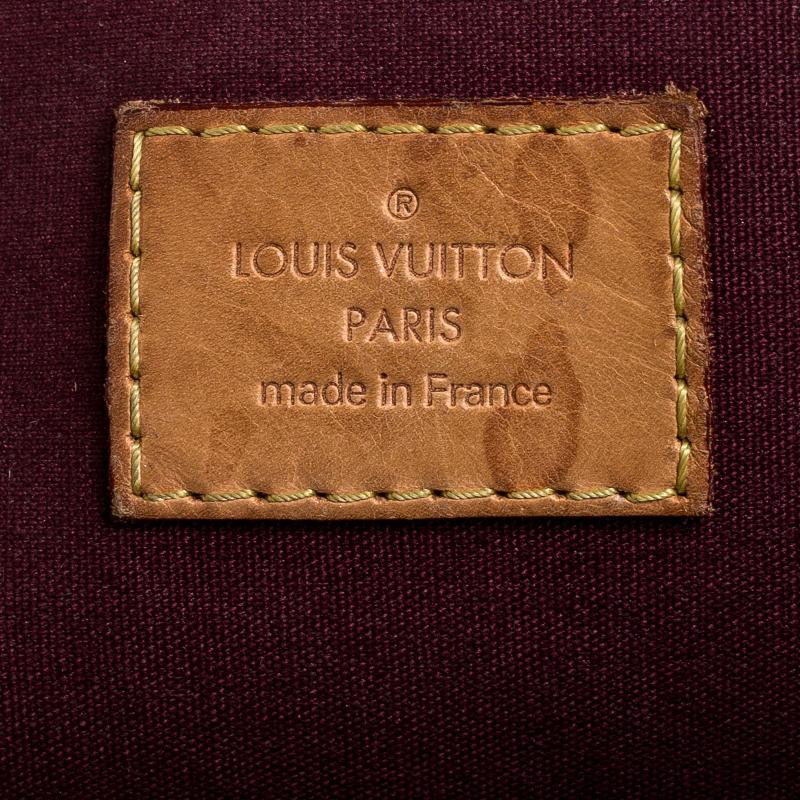 Louis Vuitton Rouge Fauviste Monogram Vernis Alma PM Bag 5