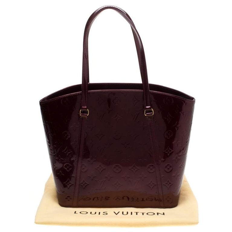 Louis Vuitton Rouge Fauviste Monogram Vernis Avalon GM Bag For Sale at ...