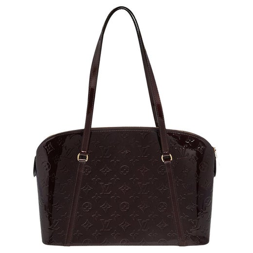 Louis Vuitton Amarante Monogram Vernis Avalon Zipped PM Bag 920lv49