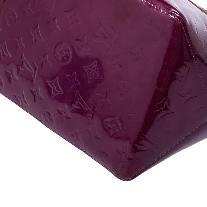 Louis Vuitton Rouge Fauviste Monogram Vernis Bellevue PM Bag 6