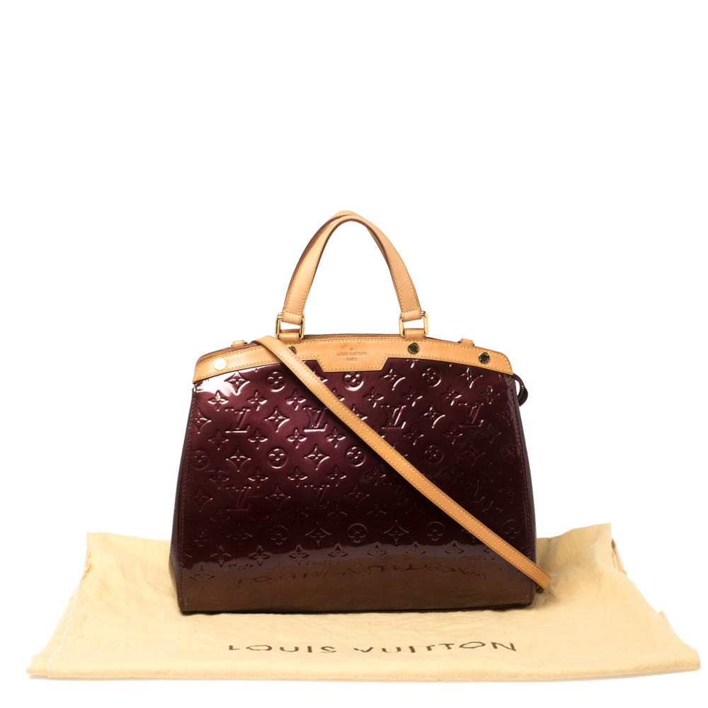 Louis Vuitton Rouge Fauviste Monogram Vernis Brea GM Bag 5