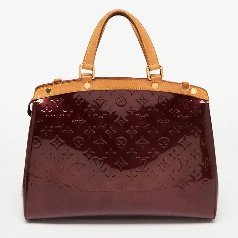 Louis Vuitton Rouge Fauviste Monogram Vernis Brea GM Bag For Sale at ...
