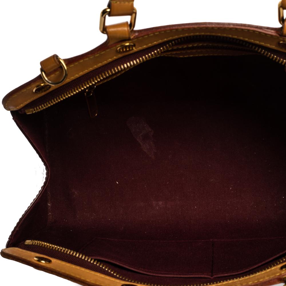 Bolso Louis Vuitton Rouge Fauviste Monogram Vernis Brea MM 6