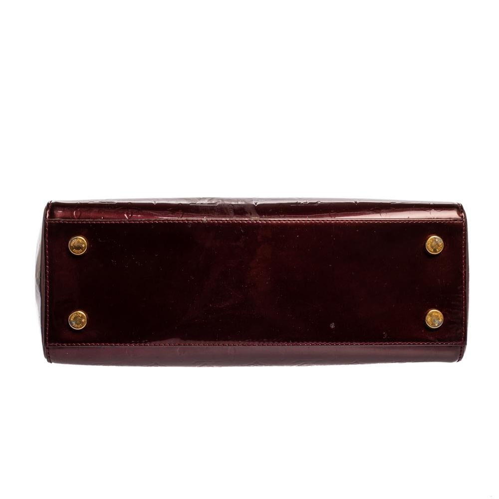 De las mujeres Bolso Louis Vuitton Rouge Fauviste Monogram Vernis Brea MM