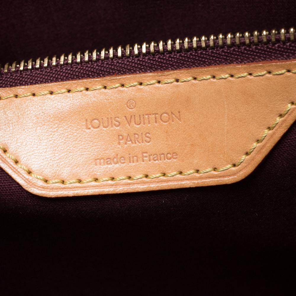 Louis Vuitton Rouge Fauviste Monogram Vernis Brea MM Bag 1