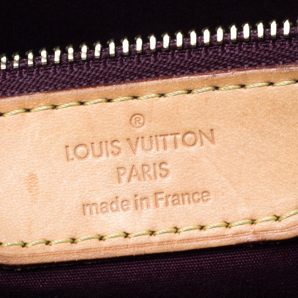 Louis Vuitton Rouge Fauviste Monogram Vernis Brea MM Bag 4