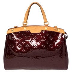 Louis Vuitton Rouge Fauviste Monogram Vernis Brea MM Bag