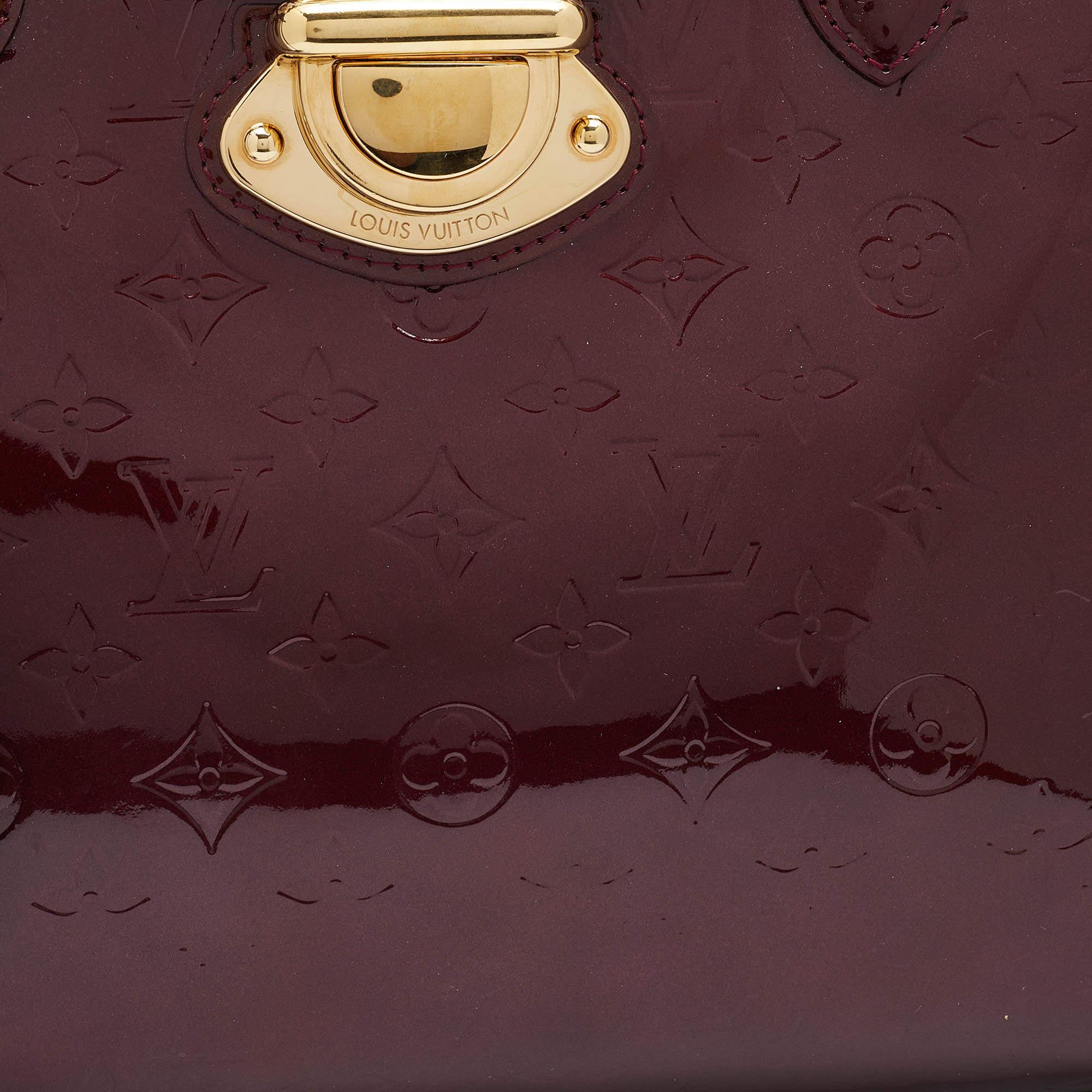 Louis Vuitton Rouge Fauviste Monogram Vernis Melrose Avenue Bag 6