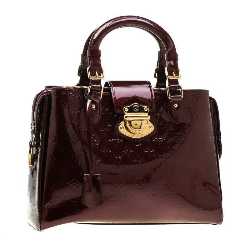Louis Vuitton Rouge Fauviste Monogram Vernis Melrose Avenue Bag For ...