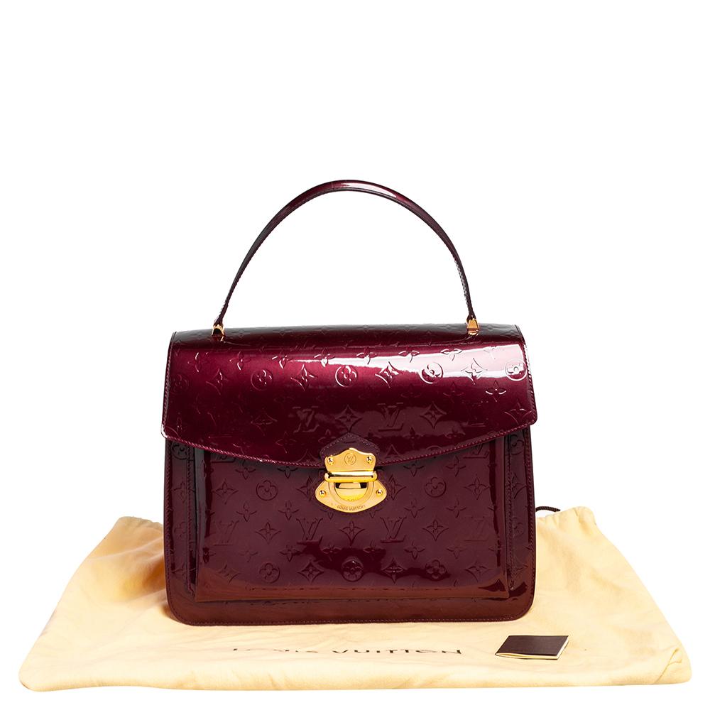 Louis Vuitton Rouge Fauviste Monogram Vernis Romaine Bag 7
