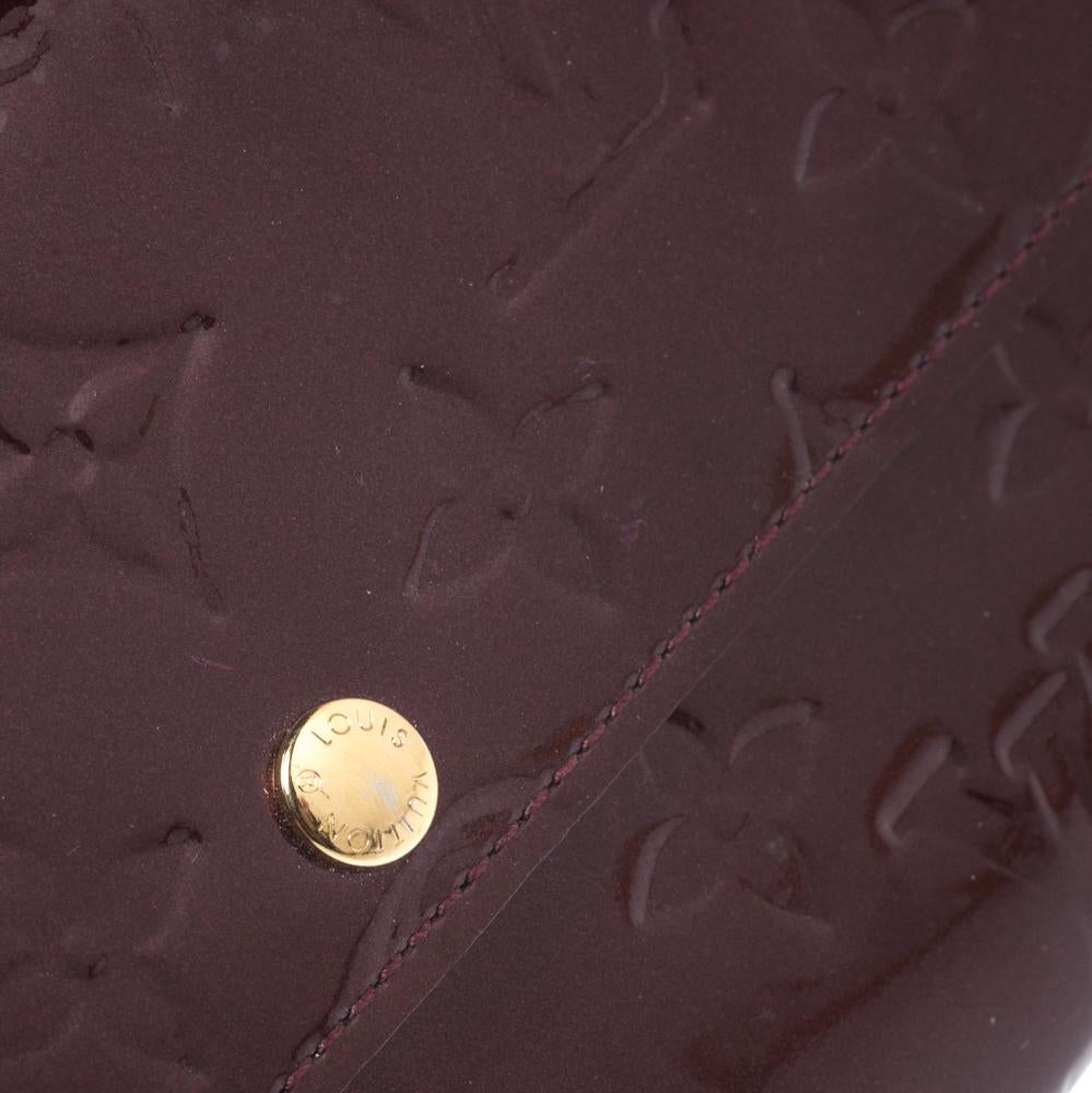 Black Louis Vuitton Rouge Fauviste Monogram Vernis Sarah Continental Wallet
