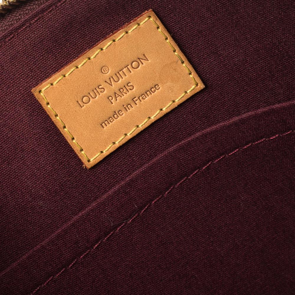 Louis Vuitton Rouge Fauviste Monogram Vernis Sherwood PM Bag 5