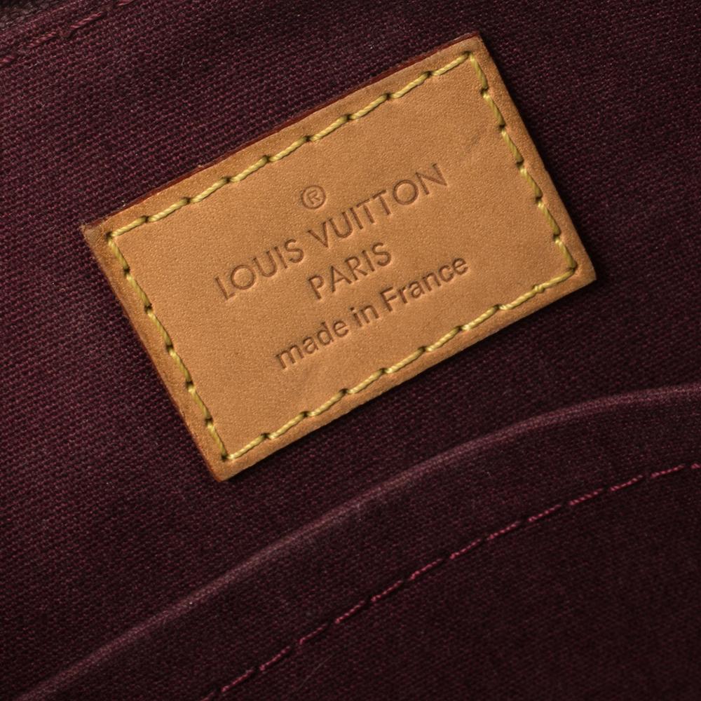 Louis Vuitton Rouge Fauviste Monogram Vernis Sherwood PM Bag 1