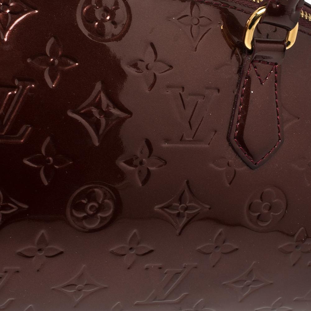 Louis Vuitton Rouge Fauviste Monogram Vernis Sherwood PM Bag 3