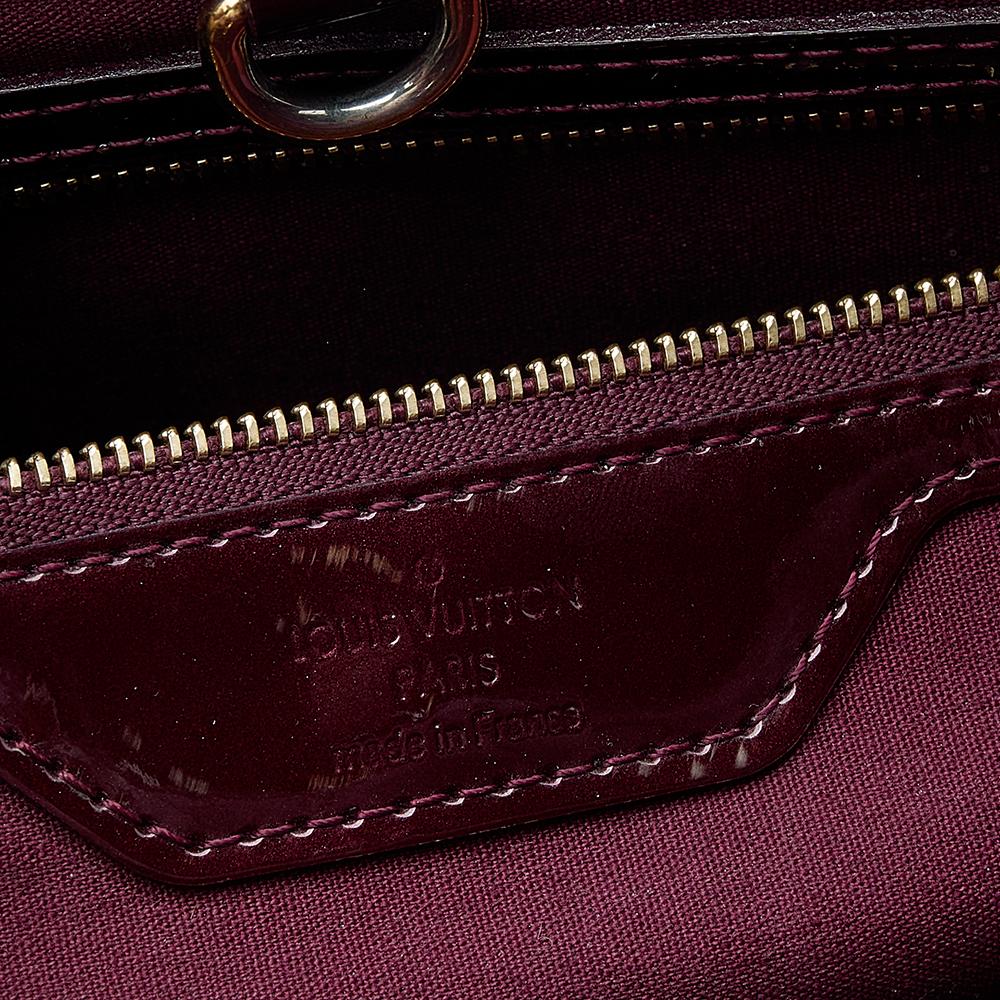 Louis Vuitton Rouge Fauviste Monogram Vernis Wilshire MM Bag 5