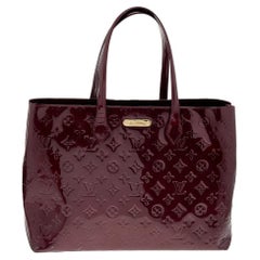 Louis Vuitton Rouge Fauviste Monogram Vernis Wilshire MM Bag