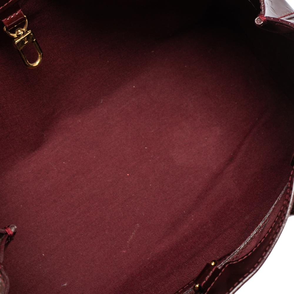 Louis Vuitton Rouge Fauviste Monogram Vernis Wilshire PM Bag 6