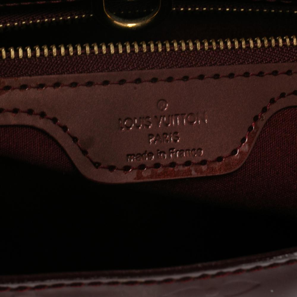 Louis Vuitton Rouge Fauviste Monogram Vernis Wilshire PM Bag 4