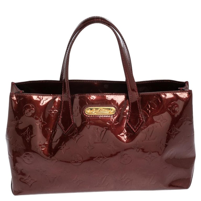 Louis Vuitton Rouge Fauviste Monogram Vernis Wilshire PM Bag at