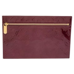 Louis Vuitton Rouge Fauviste Vernis PM Pershing Clutch