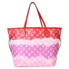 Louis Vuitton Rouge Giant Monogram Escale Canvas Neverfull MM