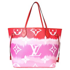 Louis Vuitton Rouge Giant Monogram Escale Canvas Neverfull MM