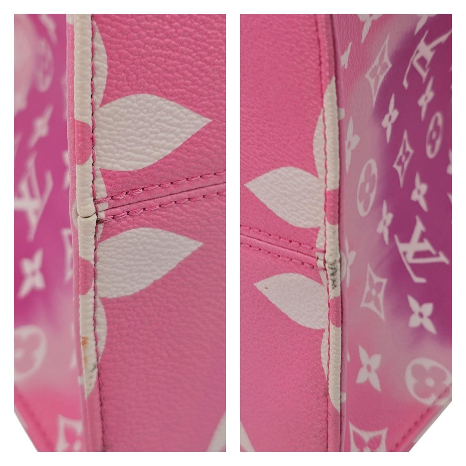 Louis Vuitton Rouge Giant Monogram Escale Onthego GM Tote 6