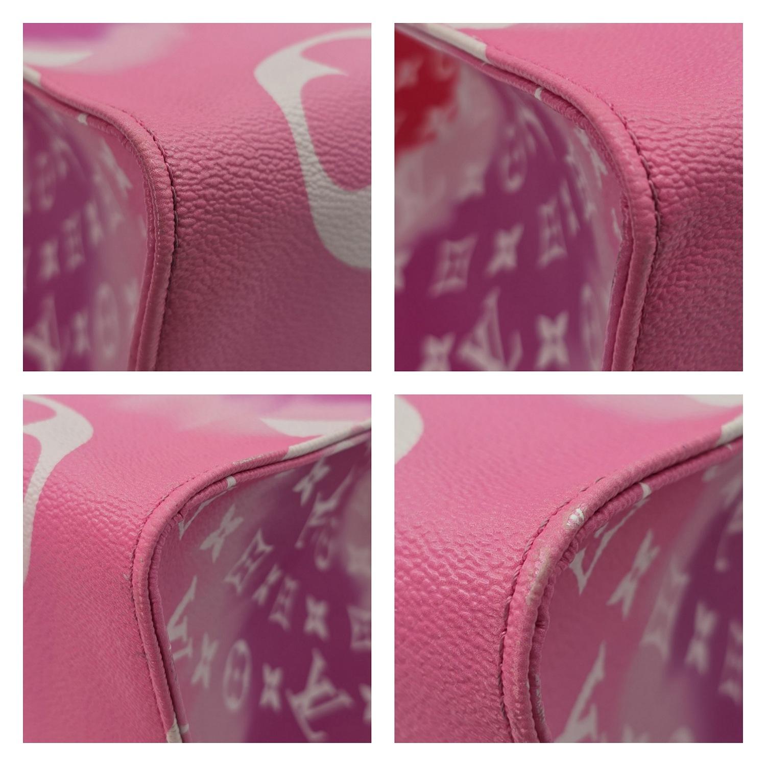 Louis Vuitton Rouge Giant Monogram Escale Onthego GM Tote 7