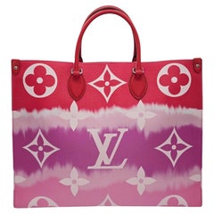 Louis Vuitton Rouge Giant Monogram Escale Onthego GM Tote
