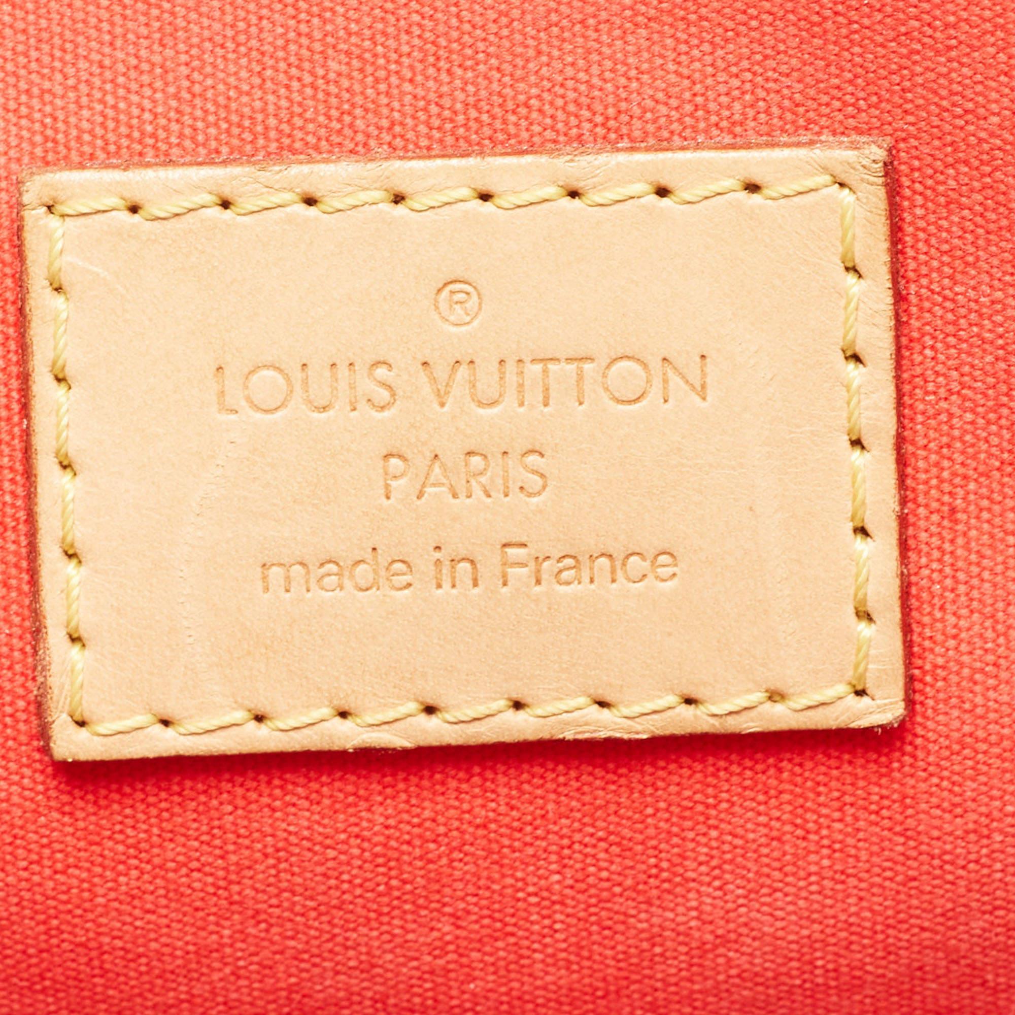 Louis Vuitton Rouge Grenadine Monogram Vernis Alma PM Bag 1