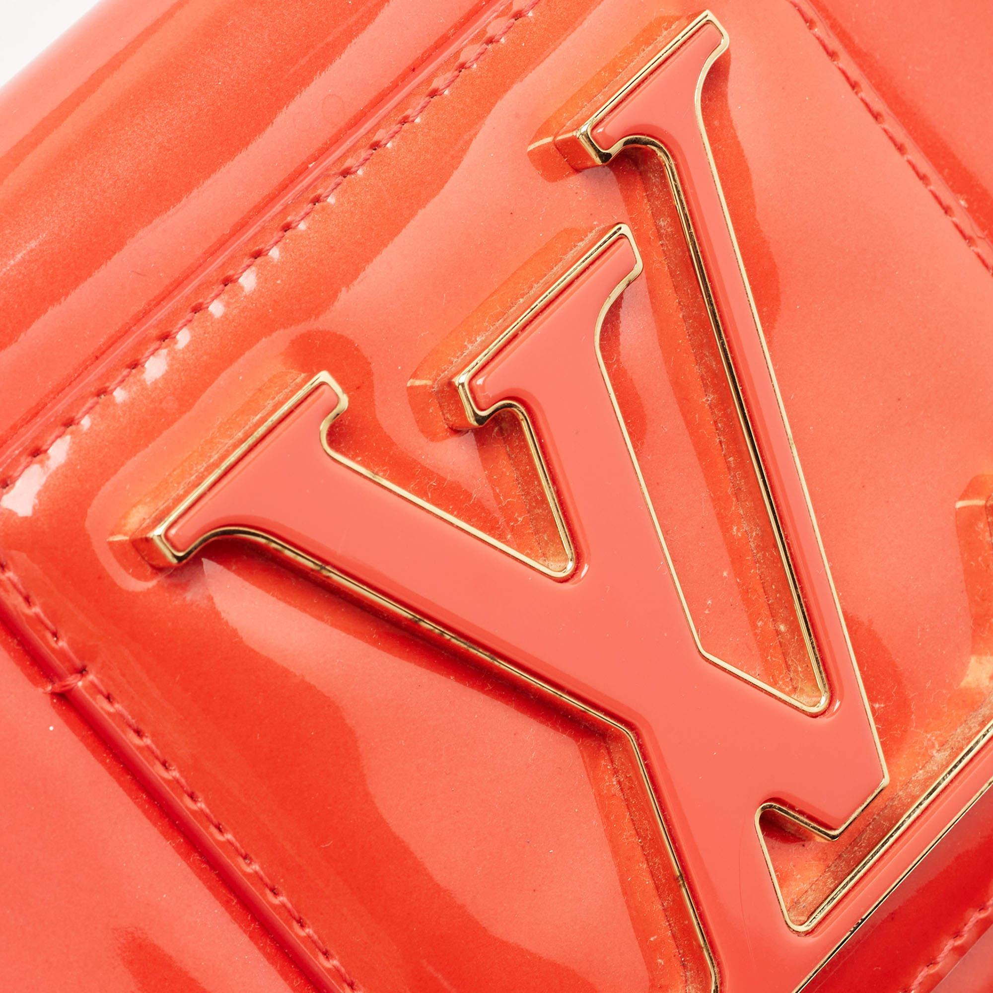 Louis Vuitton - Pochette Sobe Rouge Grenadine Vernis en vente 8