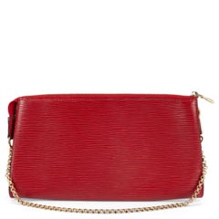 Authentic Louis Vuitton Red EPI Leather Saint Cloud Shoulder Bag Handbag -  Artedeco - Online Antiques