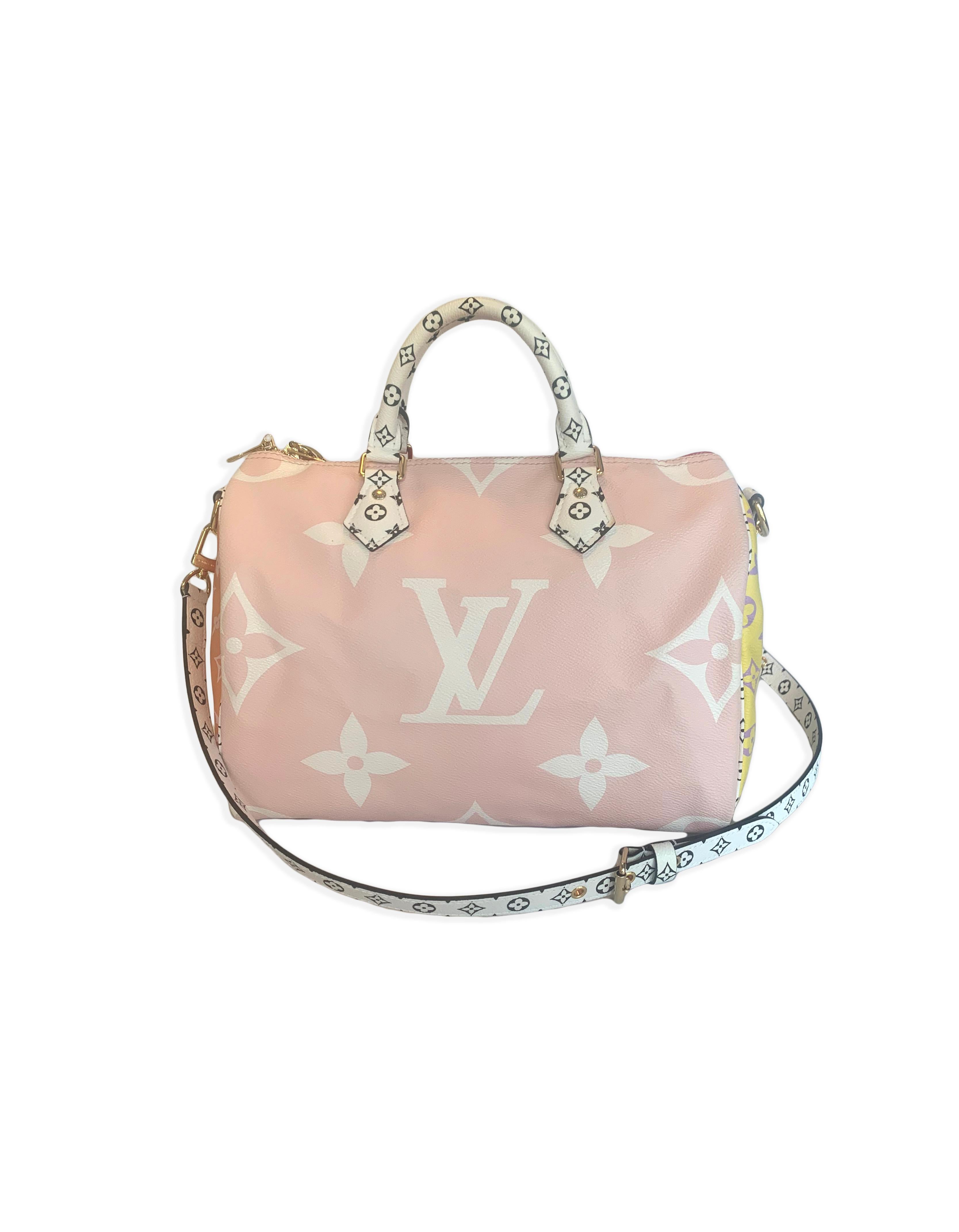 pink and red louis vuitton bag