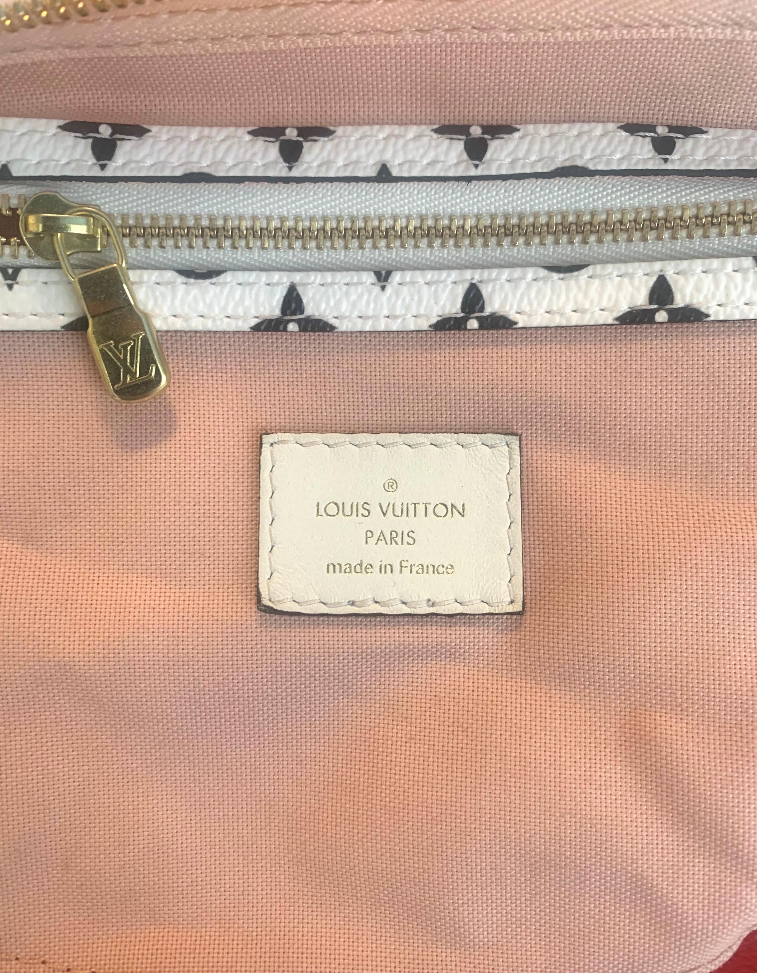 Louis Vuitton Rouge Red/ Pink Monogram Giant Monogram Speedy Bandouliere 30 Bag 1