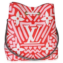 Louis Vuitton Rouge Rose Multicolor Giant Monogram Crafty NeoNoe MM