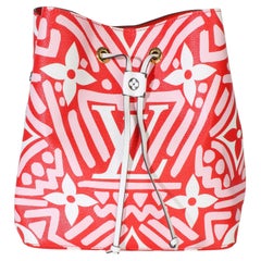 Louis Vuitton Rouge Rose Multicolor Giant Monogram Crafty NeoNoe MM