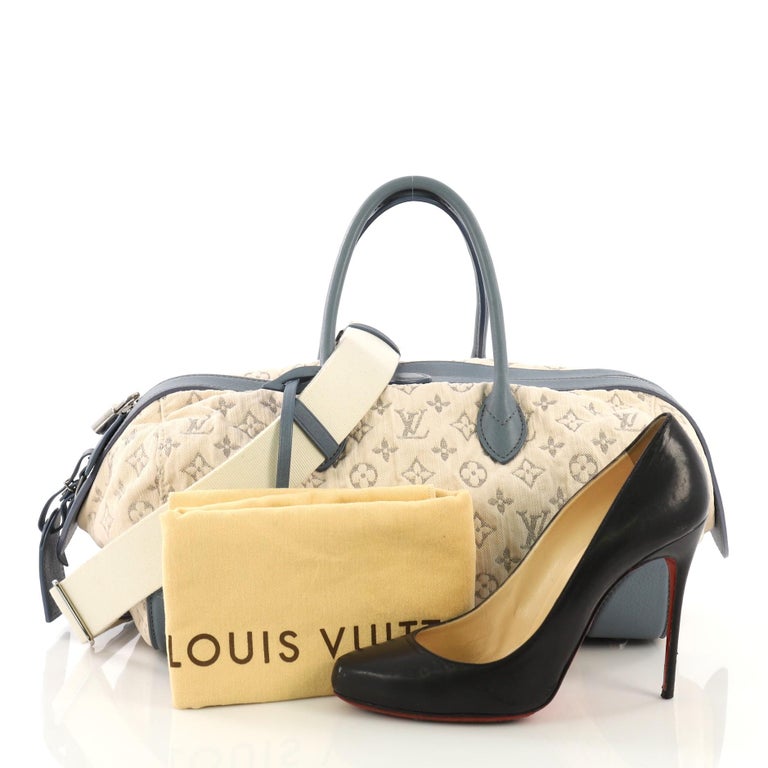 Louis Vuitton Round Speedy Bag Monogram Denim at 1stdibs