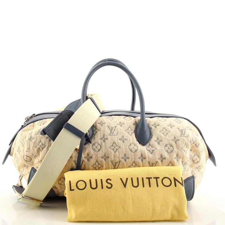 Louis Vuitton Round Speedy Bag Monogram Denim at 1stDibs