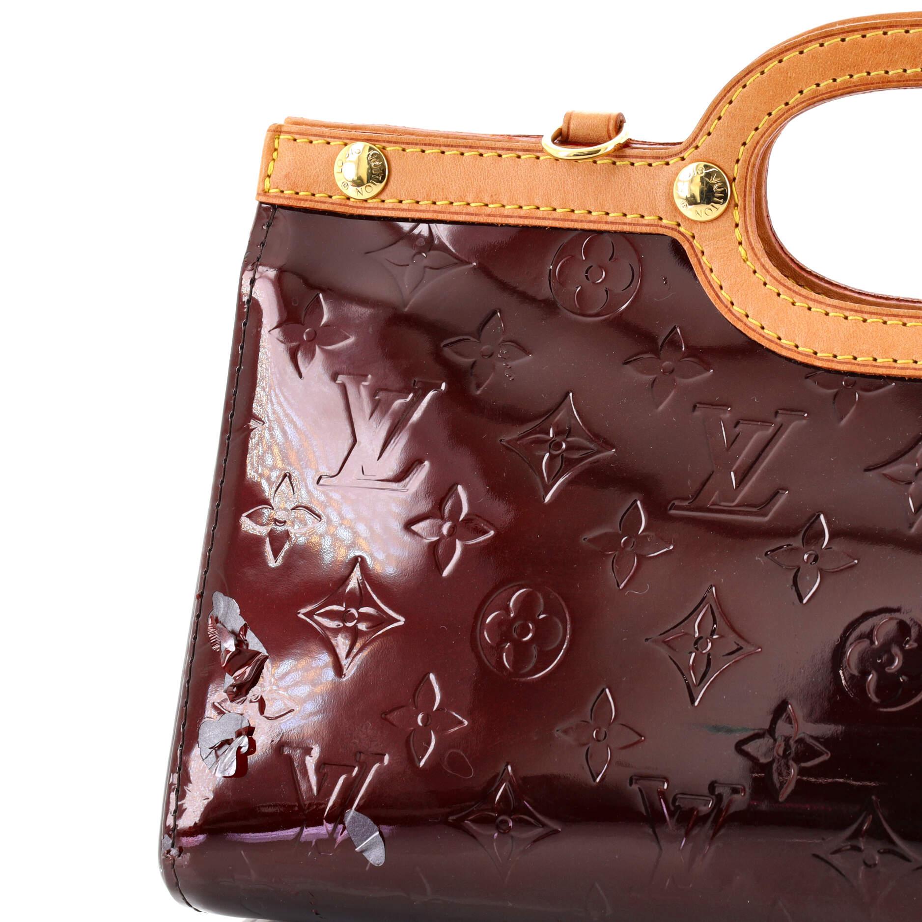 Black Louis Vuitton Roxbury Drive Handbag Monogram Vernis