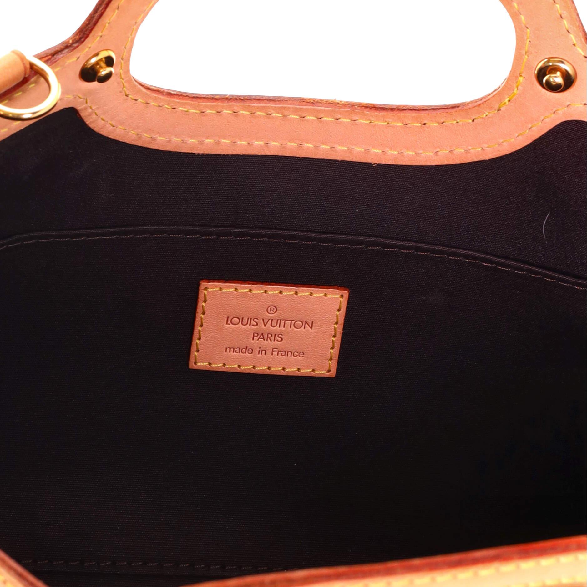 Louis Vuitton Roxbury Drive Handbag Monogram Vernis In Fair Condition In NY, NY