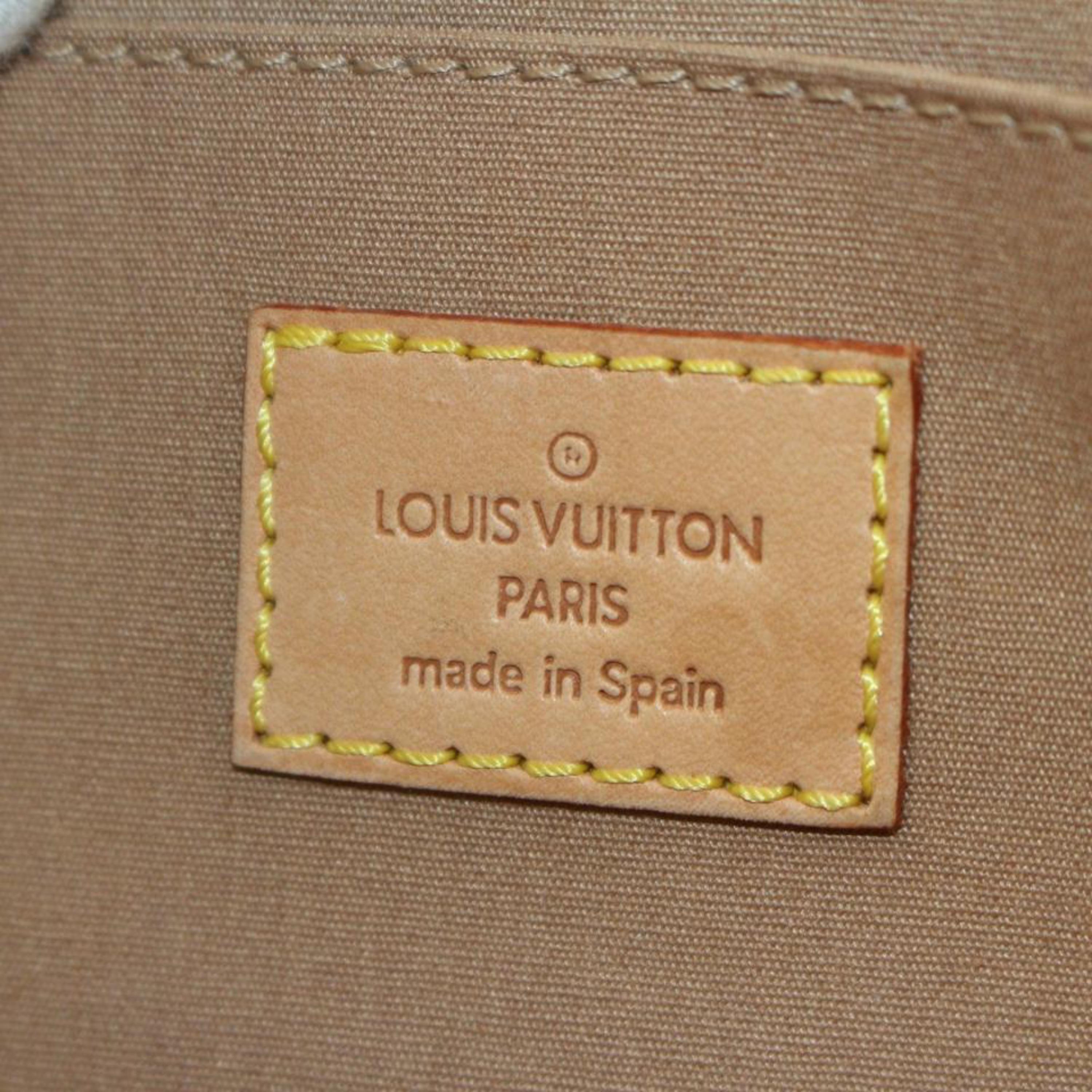 Louis Vuitton Roxbury Monogram Vernis Noisette Drive 2way 869583 Beige Patent Le For Sale 6