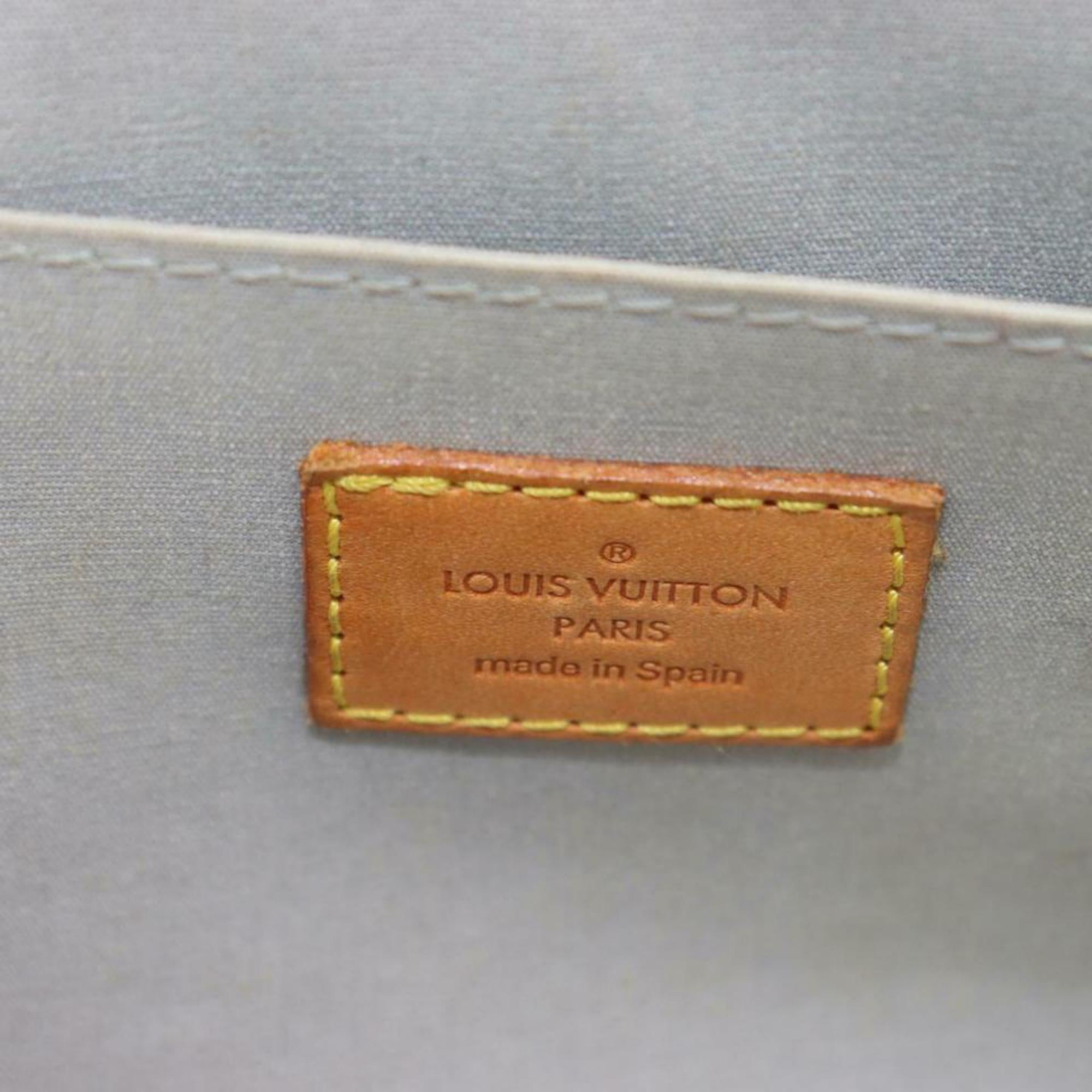 Louis Vuitton Roxbury PerleStrap 2way 870344 Beige Patent Leather Shoulder Bag For Sale 7