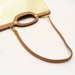 Louis Vuitton Roxbury Vernis Drive 2way 866147 Cream Patent Leather Shoulder Bag