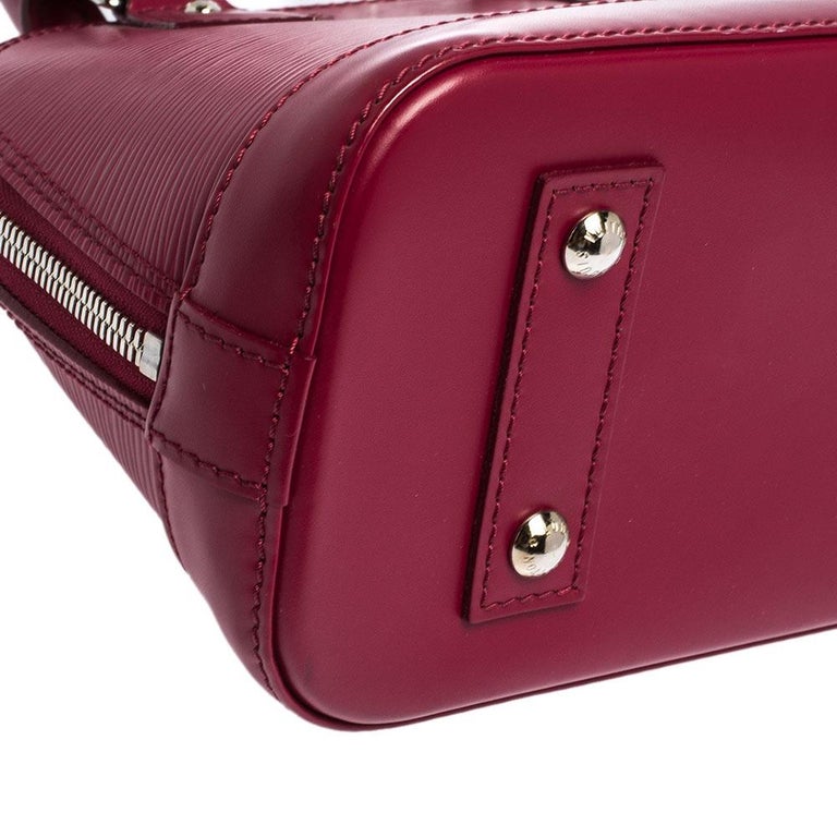 Louis Vuitton Rubis Epi Leather Alma BB Bag For Sale at 1stDibs