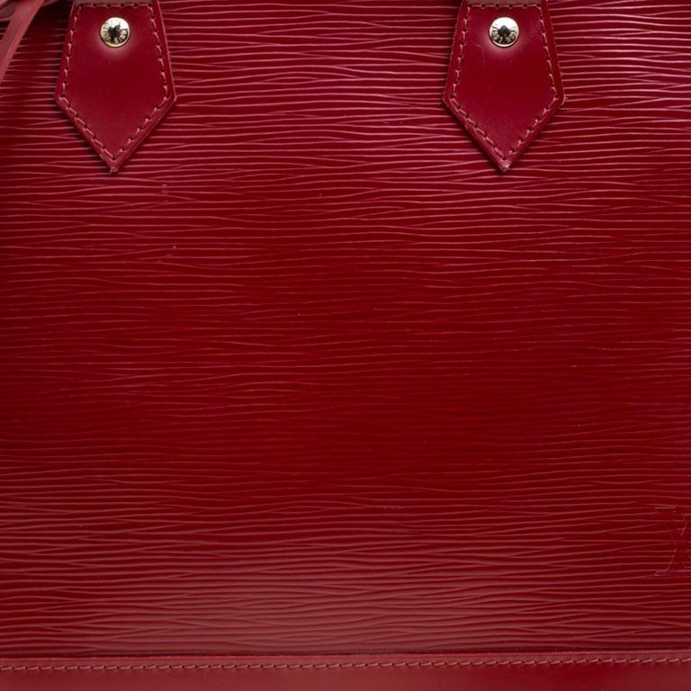 Louis Vuitton Rubis Epi Leather Alma PM Bag For Sale at 1stDibs