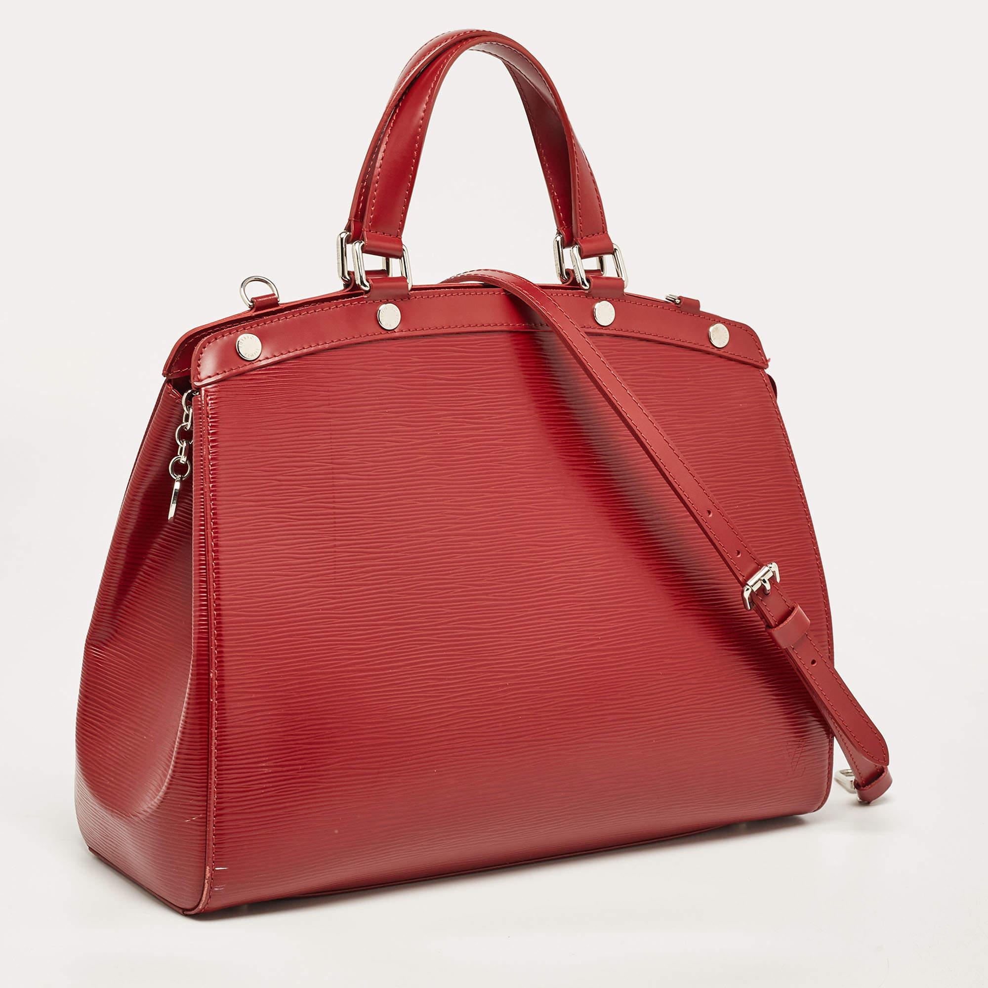 Bolso Louis Vuitton Brea GM de piel Rubis Epi 9