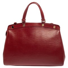 Louis Vuitton Rubis Epi Leather Brea MM Bag